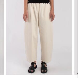 Micaela Greg Cream Barrel Pants Medium